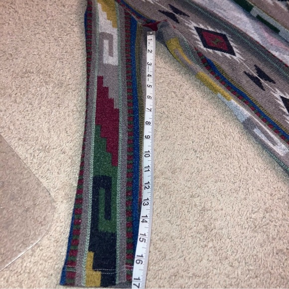 Joyce Leslie long, geometric Aztec cardigan Junior XS - Picture 11 of 14